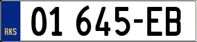 Truck License Plate